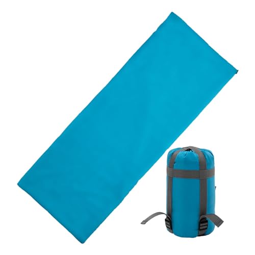 Oshhni Umschlagschlafsack Campingschlafsack Einzelschlafsack für den Notfall, Blau von Oshhni