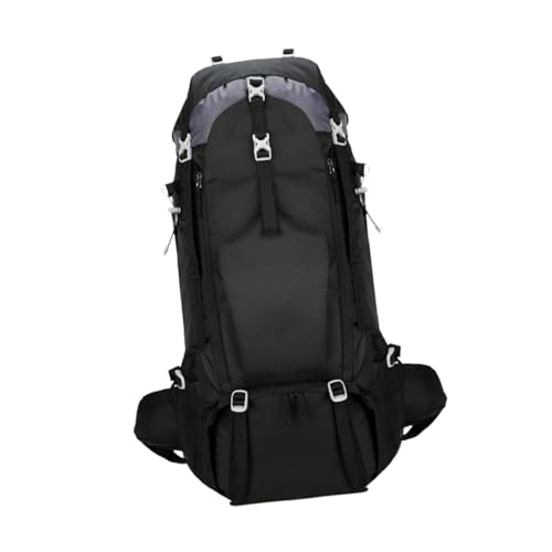 Oshhni Wanderrucksack Wanderrucksack Wasserdicht Trekkingtasche Daypacks Kletterrucksack für Touren Camping Backpacking Jagd, Schwarz von Oshhni