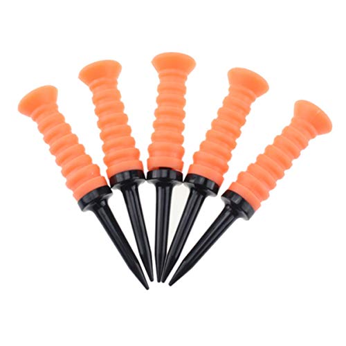 Osmond 5 x elastische Golfschläger aus weichem Gummi, für Sport, Training, Widerstandswerkzeug, Orange von Osmond
