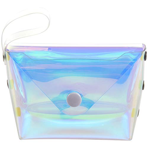 Osmond Geldbörse, transparent, für Damen, Geldbörse, Handtasche, Mini, für Kinder, Kartenhalter, PVC, Hand, durchsichtig, Niedlich von Osmond