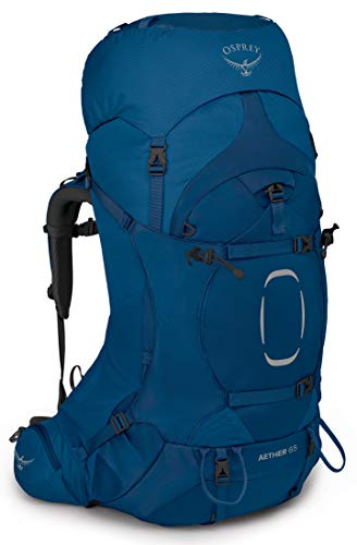 Osprey Aether 65 Trekkingrucksack für Männer Deep Water Blue - L/XL von Osprey