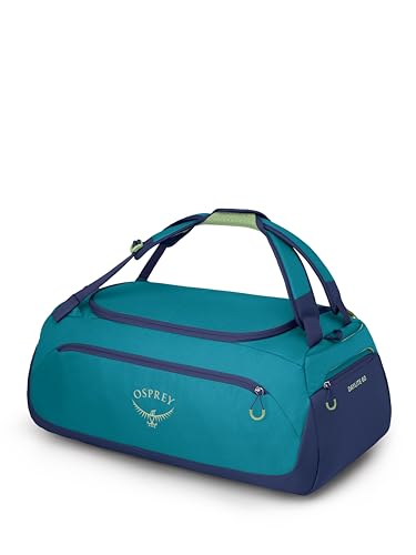 Osprey Daylite Duffel 60 – Praktische, funktionale, große Tasche für den Alltag – Duffel-Reisetasche - Blue Spikemoss/Alkaline O/S Osprey Daylite Duffel 60 – Praktische, funktionale, große Tasche für den Alltag – Duffel-Reisetasche - Blue Spikemoss/Alkaline O/S von Osprey