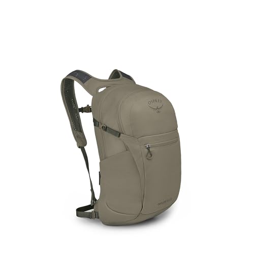 Osprey Daylite Plus – Vielseitiger, bequemer, großer Tagesrucksack – Alltag, Reisen, Wandern - Concrete Tan O/S von Osprey