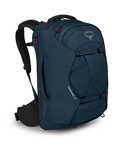 Osprey Europe Herren Farpoint 40 Rucksack, Gedecktes Space Blue, Einheitsgröße von Osprey