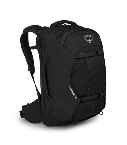 Osprey Europe Herren Farpoint 40 Rucksack, Schwarz, Einheitsgröße Osprey Europe Herren Farpoint 40 Rucksack, Schwarz, Einheitsgröße von Osprey