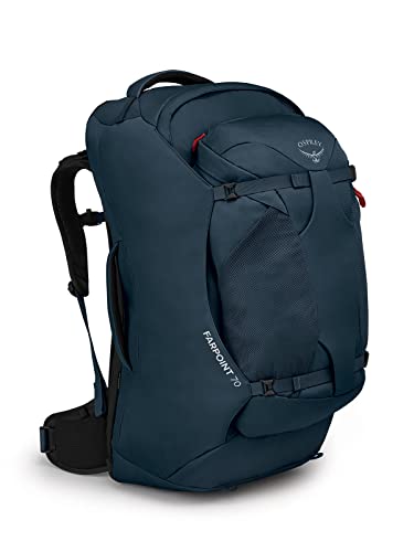 Osprey Europe Farpoint 70 Herren-Reisesack, Gedecktes Space Blue, Einheitsgröße, Osprey Europe Farpoint 70 Herren-Reisesack, Gedecktes Space Blue, Einheitsgröße, von Osprey