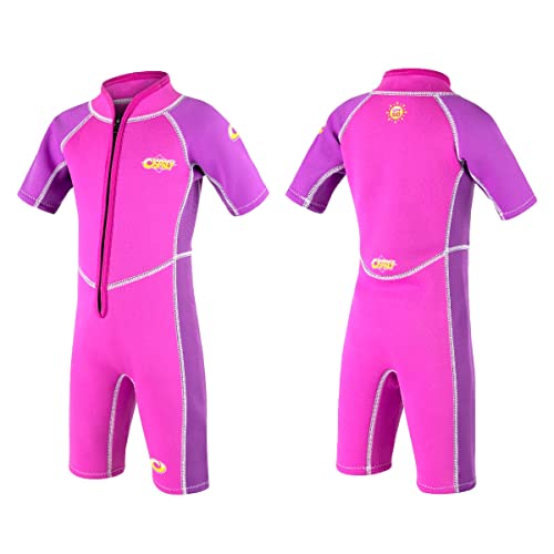 Osprey Girl 's Shorty Oyster SPF 50 Plus 3/2 mm Neoprenanzug Rosa Rose 2 Jahre Osprey Girl 's Shorty Oyster SPF 50 Plus 3/2 mm Neoprenanzug Rosa Rose 2 Jahre von Osprey
