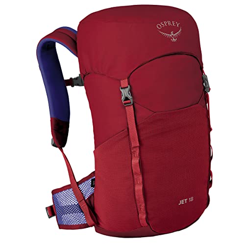 Osprey Jet 18 Wanderrucksack für Kinder, unisex - Cosmic Red O/S Osprey Jet 18 Wanderrucksack für Kinder, unisex - Cosmic Red O/S von Osprey