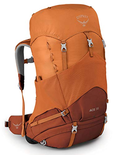 Osprey Ace 38 Wanderrucksack für Kinder, unisex - Orange Sunset O/S Osprey Ace 38 Wanderrucksack für Kinder, unisex - Orange Sunset O/S von Osprey