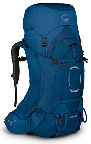 Osprey Aether 55 Trekkingrucksack für Männer Deep Water Blue - S/M von Osprey