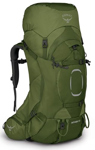 Osprey Aether 55 Trekkingrucksack für Männer Garlic Mustard Green - L/XL Osprey Aether 55 Trekkingrucksack für Männer Garlic Mustard Green - L/XL von Osprey