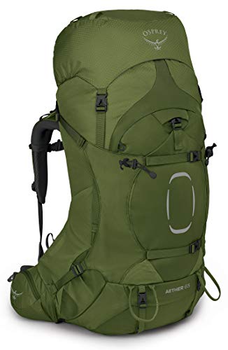 Osprey Aether 65 Trekkingrucksack für Männer Garlic Mustard Green - S/M von Osprey