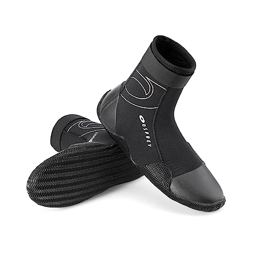Osprey Neoprenanzug-Stiefel 3mm Neopren Wasserschuhe, Schwarz, UK Adult 10/EU 44-45 Osprey Neoprenanzug-Stiefel 3mm Neopren Wasserschuhe, Schwarz, UK Adult 10/EU 44-45 von Osprey