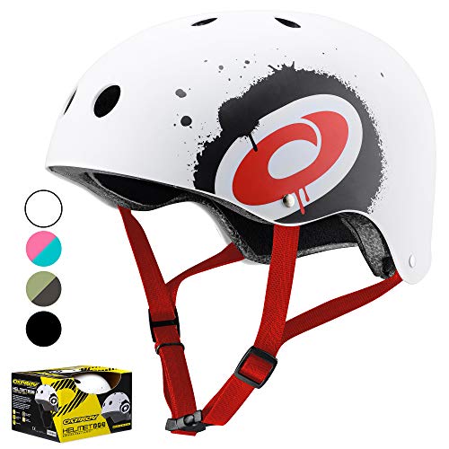 Osprey Skateboard BMX Fahrrad Sport-Helm Weiß weiß S von Osprey