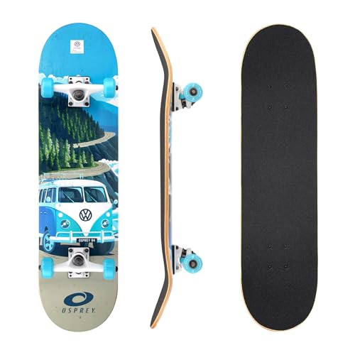 Osprey Volkswagen Absolute Anfänger Double Kick Trick Skateboard, 78,7 x 20,3 cm Ahorndeck Osprey Volkswagen Absolute Anfänger Double Kick Trick Skateboard, 78,7 x 20,3 cm Ahorndeck von Osprey