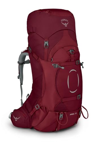 Osprey Ariel 55 Trekkingrucksack für Frauen Claret Red - XS/S von Osprey