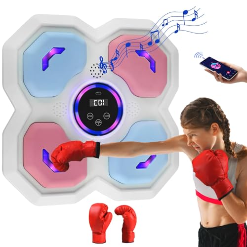 Musikboxmaschine für Kinder, Smart Bluetooth Music Boxer, elektronisch, Wand-Boxen, mit Handschuhen, elektronisches Boxgerät, Wandmontage, für Zuhause, Wand-Training von OtoLuxa