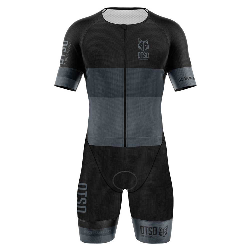 Otso Black Short Sleeve Trisuit Schwarz M-S Mann Otso Black Short Sleeve Trisuit Schwarz M-S Mann von Otso