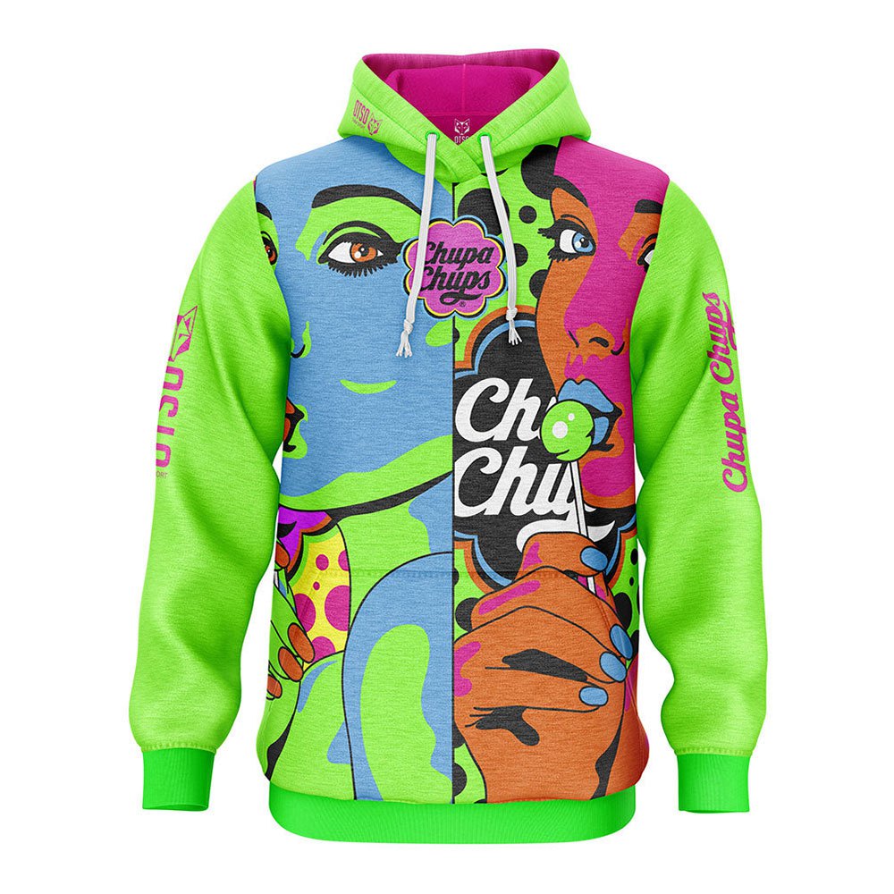 Otso Chupa Chups Warhool Hoodie Grün S Mann Otso Chupa Chups Warhool Hoodie Grün S Mann von Otso