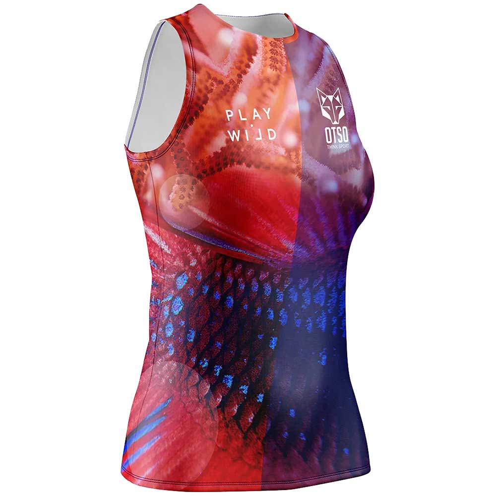 Otso Coral Sleeveless T-shirt Mehrfarbig XS Frau Otso Coral Sleeveless T-shirt Mehrfarbig XS Frau von Otso