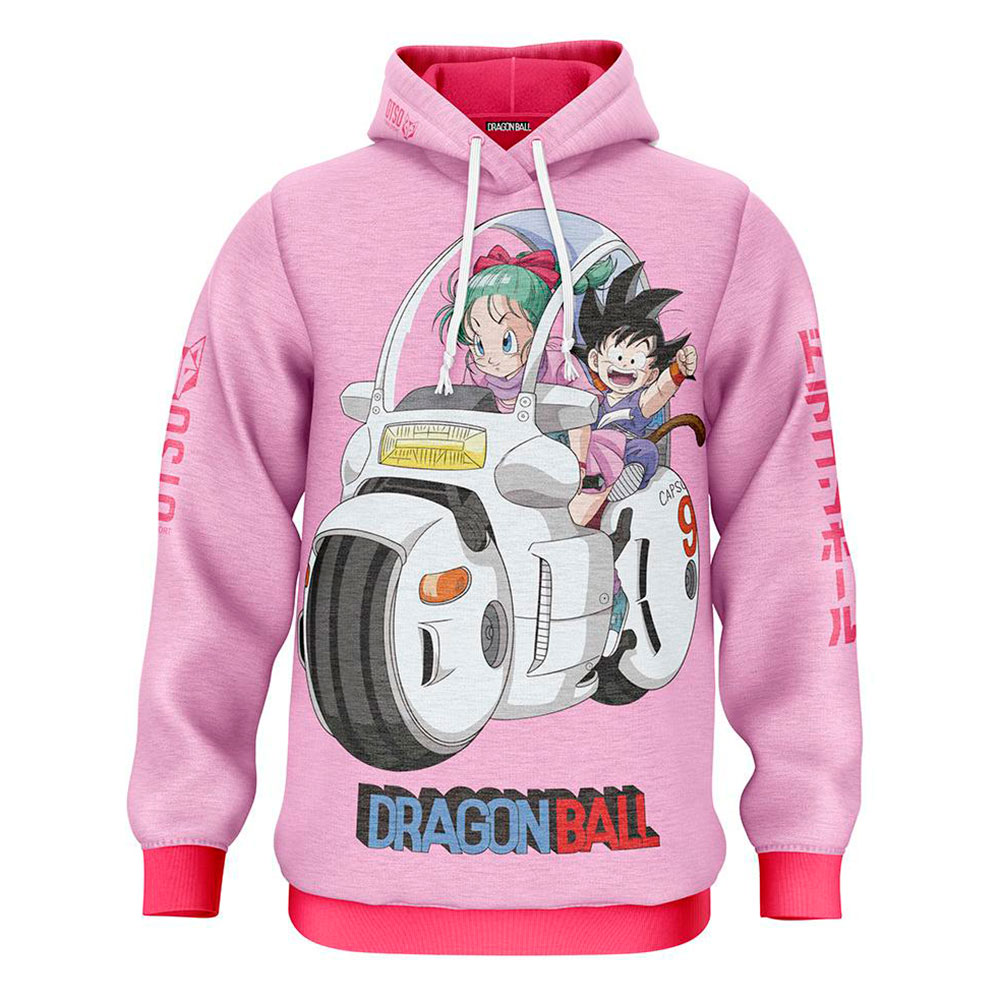 Otso Dragon Ball Bulma Hoodie Rosa 2XS Mann Otso Dragon Ball Bulma Hoodie Rosa 2XS Mann von Otso