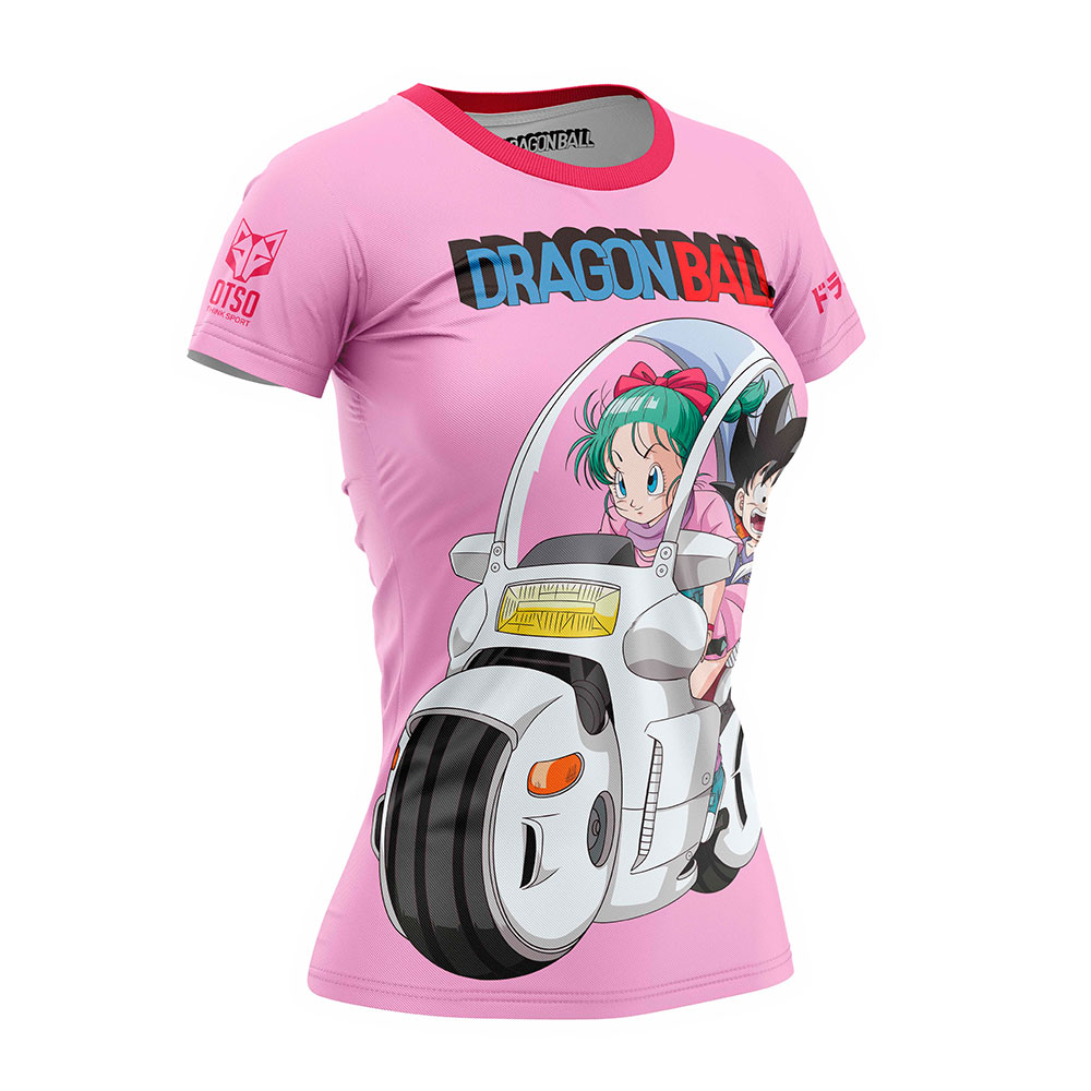 Otso Dragon Ball Bulma Short Sleeve T-shirt Rosa M Frau von Otso