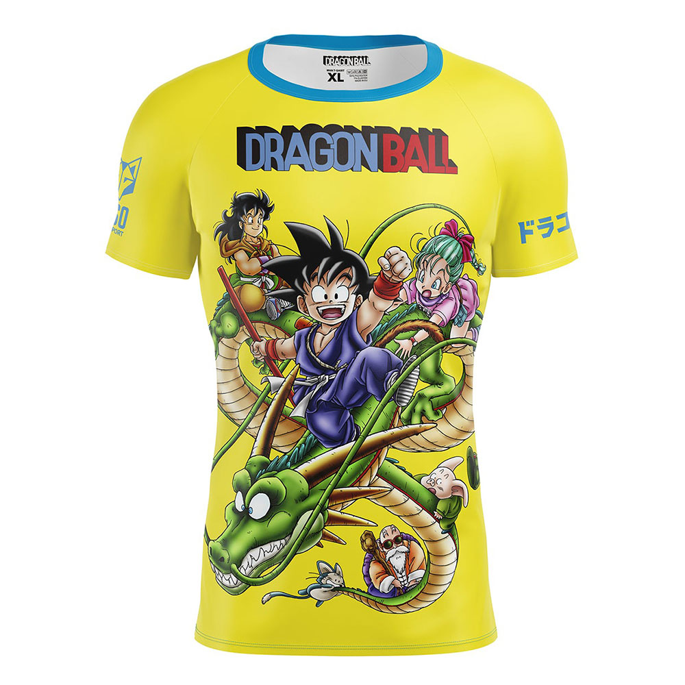 Otso Dragon Ball Shenron Short Sleeve T-shirt Gelb L Mann von Otso