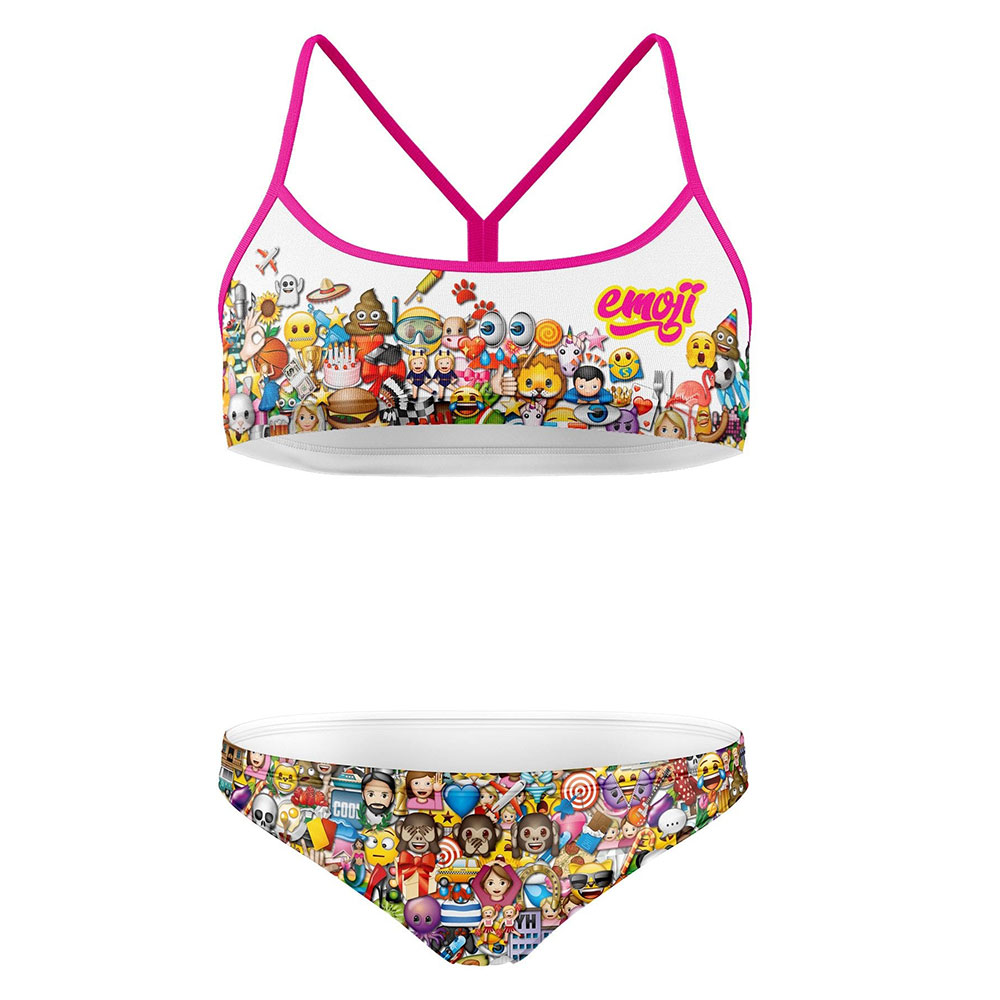 Otso Emoji Big Wave Bikini Mehrfarbig XS Frau Otso Emoji Big Wave Bikini Mehrfarbig XS Frau von Otso