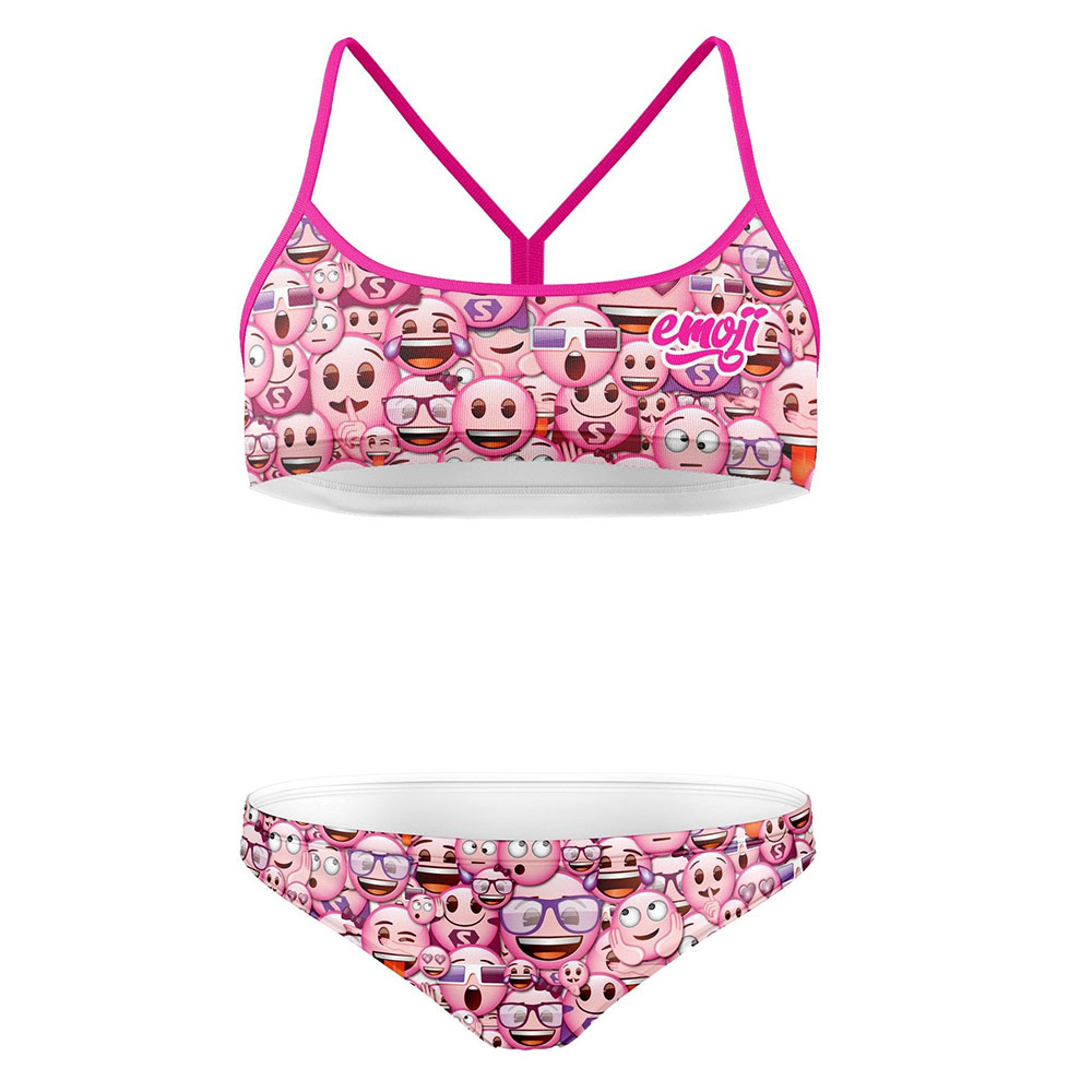 Otso Emoji Classic Pink Bikini Rosa M Frau Otso Emoji Classic Pink Bikini Rosa M Frau von Otso