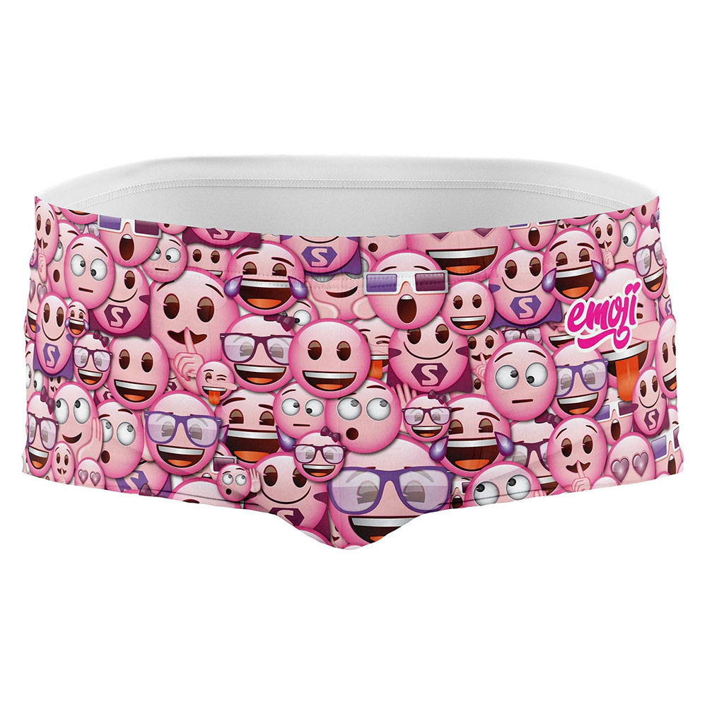 Otso Emoji Classic Pink Swimming Boxer Rosa S Mann Otso Emoji Classic Pink Swimming Boxer Rosa S Mann von Otso