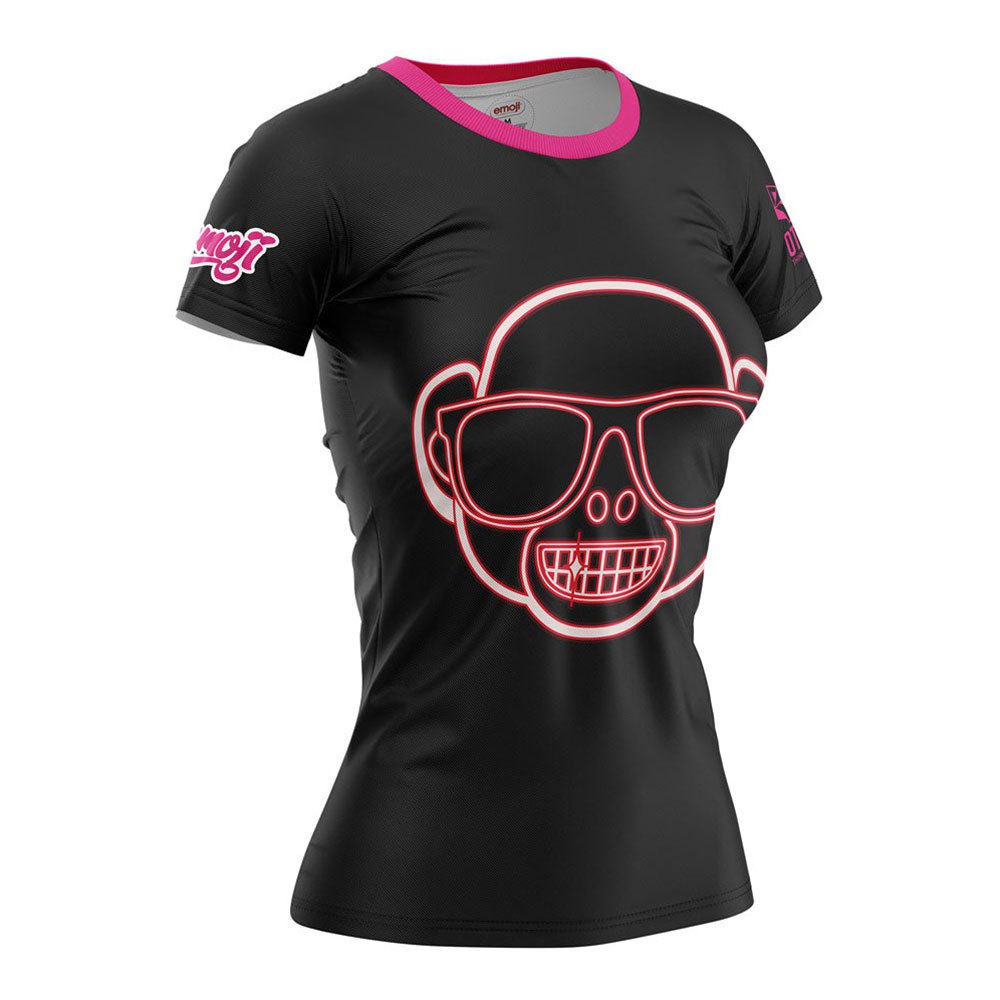 Otso Emoji Monkey Neon Short Sleeve T-shirt Schwarz M Frau Otso Emoji Monkey Neon Short Sleeve T-shirt Schwarz M Frau von Otso