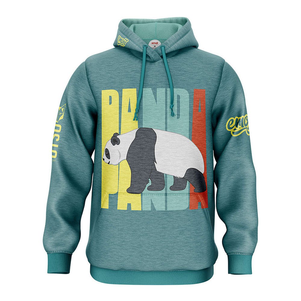 Otso Emoji Panda Hoodie Grün M Mann Otso Emoji Panda Hoodie Grün M Mann von Otso