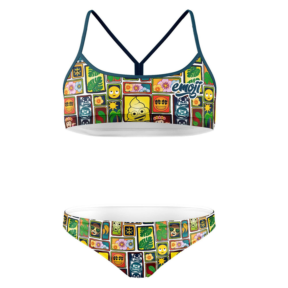 Otso Emoji Portrait Bikini Mehrfarbig XS Frau Otso Emoji Portrait Bikini Mehrfarbig XS Frau von Otso