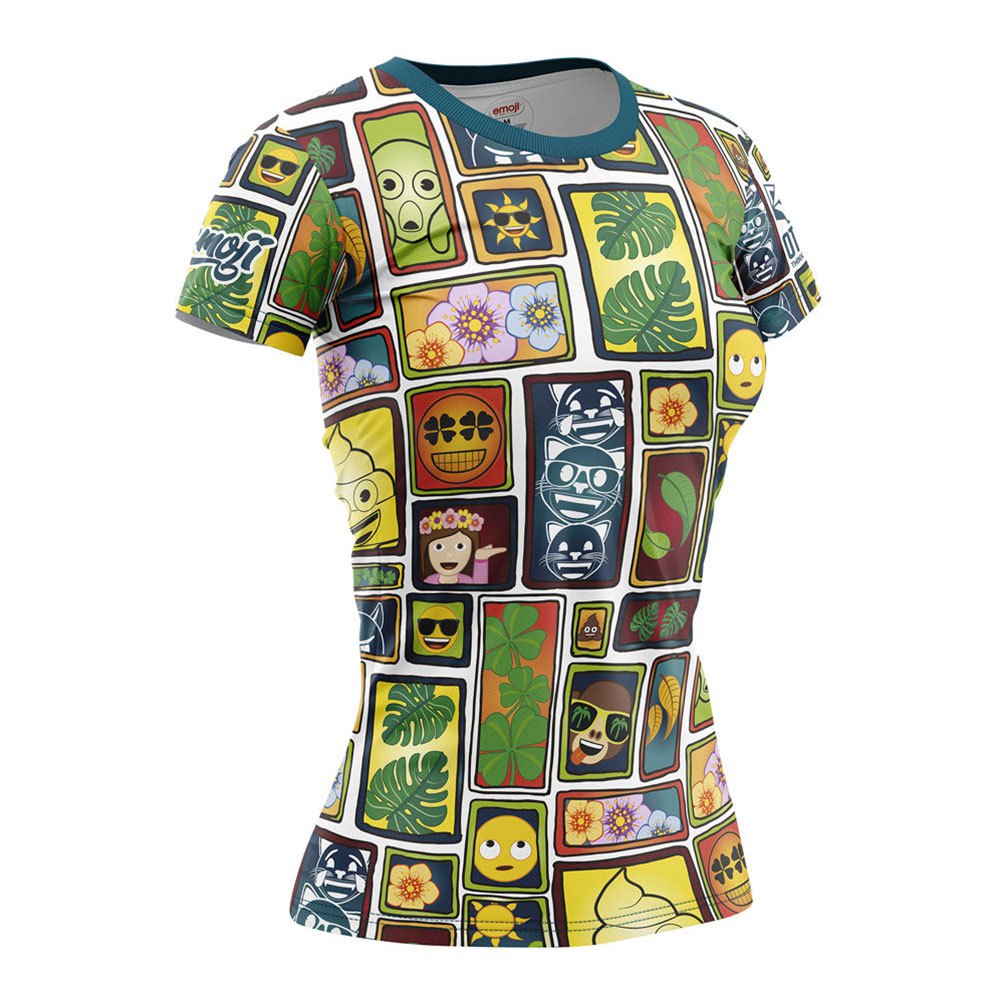 Otso Emoji Portrait Short Sleeve T-shirt Mehrfarbig M Frau Otso Emoji Portrait Short Sleeve T-shirt Mehrfarbig M Frau von Otso