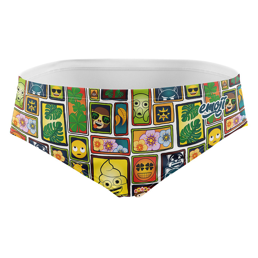 Otso Emoji Portrait Swimming Brief Mehrfarbig M Mann Otso Emoji Portrait Swimming Brief Mehrfarbig M Mann von Otso