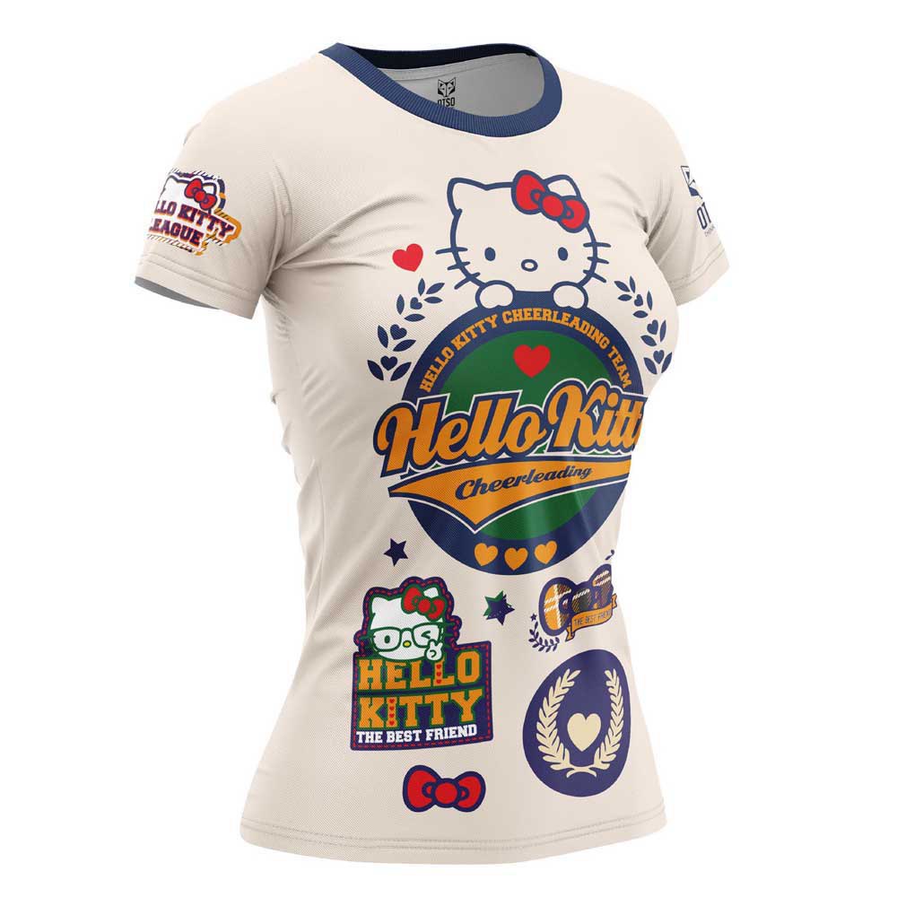 Otso Hello Kitty Cheerleading Short Sleeve T-shirt Beige XS Frau Otso Hello Kitty Cheerleading Short Sleeve T-shirt Beige XS Frau von Otso