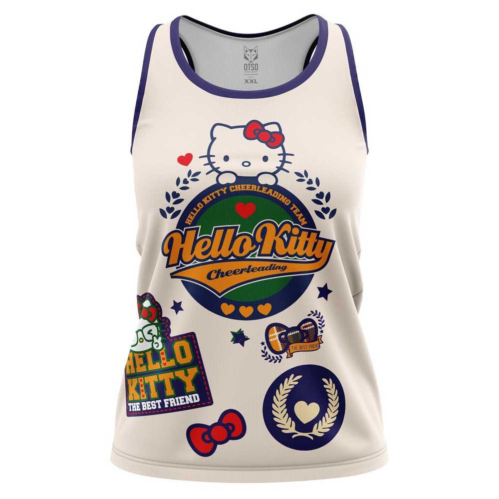 Otso Hello Kitty Cheerleading Sleeveless T-shirt Mehrfarbig XS Frau Otso Hello Kitty Cheerleading Sleeveless T-shirt Mehrfarbig XS Frau von Otso