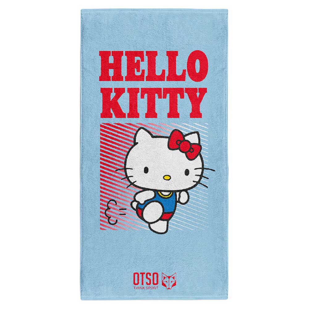 Otso Hello Kitty Stripes Towel Blau 150x75 cm von Otso