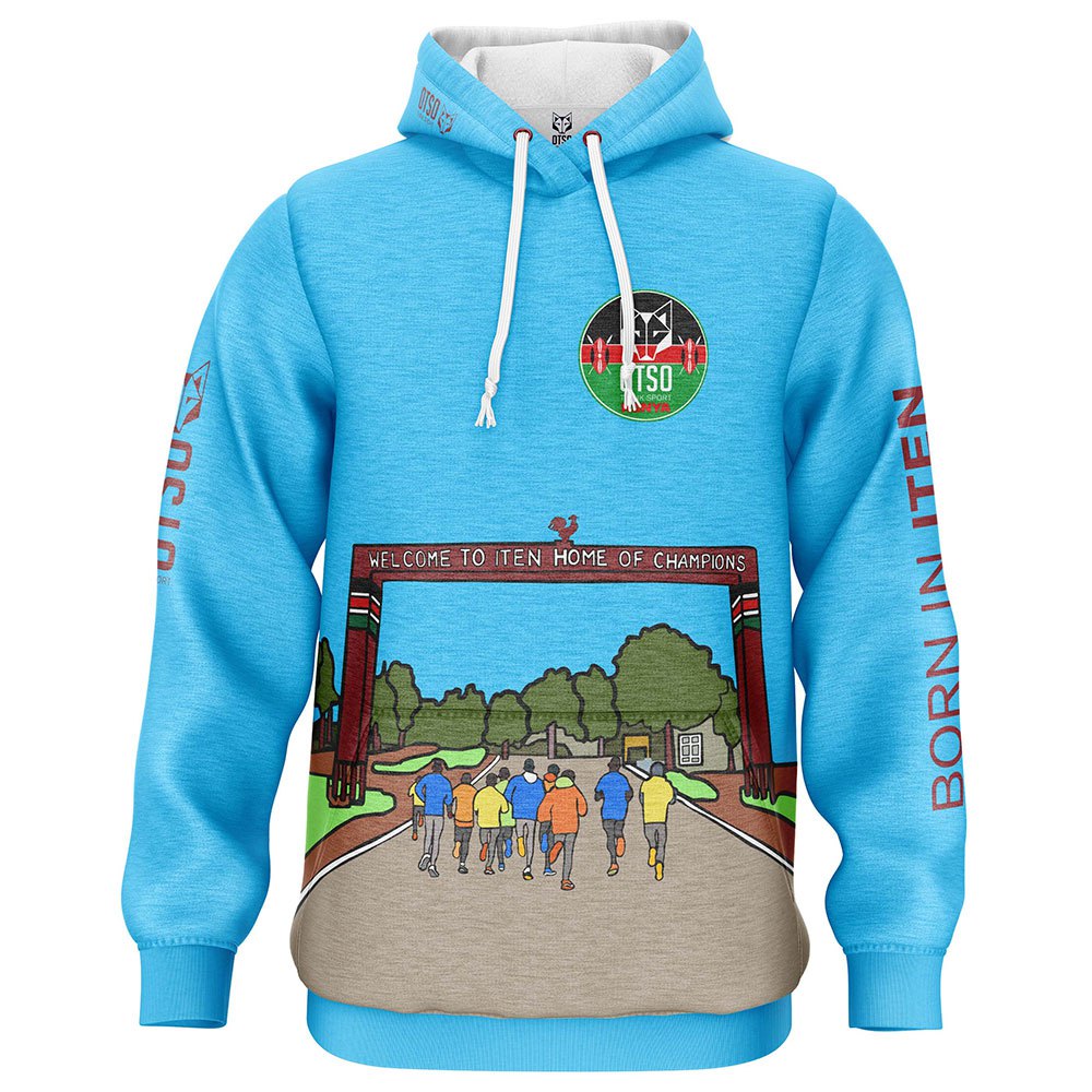 Otso Iten Hoodie Blau L Mann von Otso