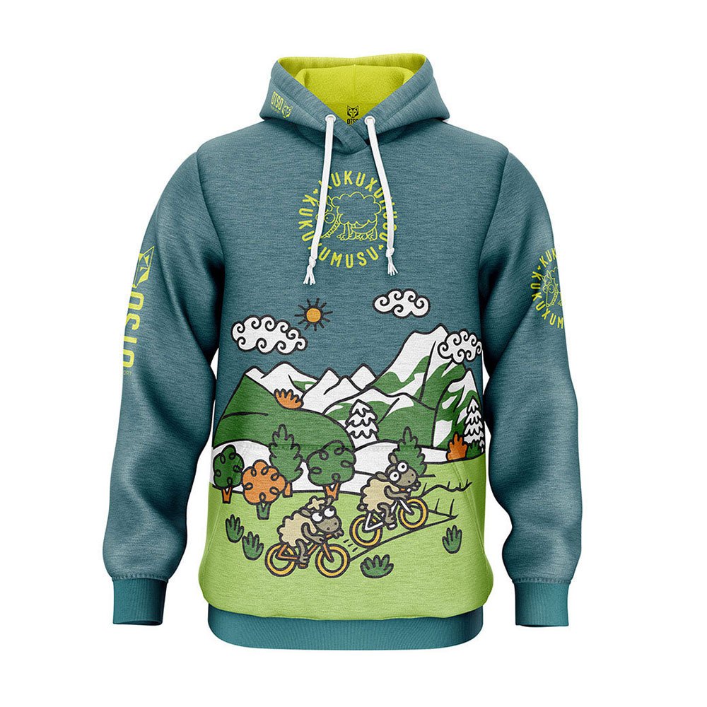Otso Kukuxumusu Bike Hoodie Grün XL Mann Otso Kukuxumusu Bike Hoodie Grün XL Mann von Otso