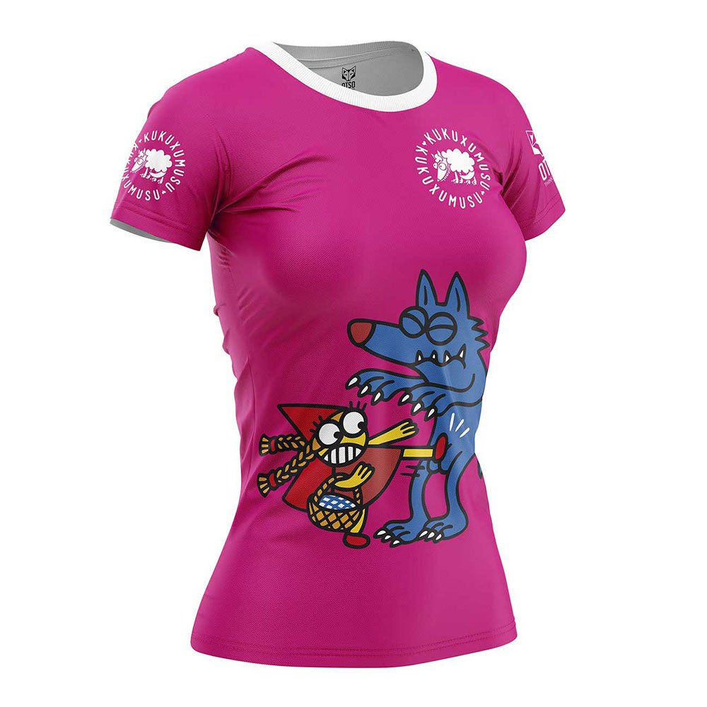 Otso Kukuxumusu Fuck You Short Sleeve T-shirt Rosa M Frau Otso Kukuxumusu Fuck You Short Sleeve T-shirt Rosa M Frau von Otso