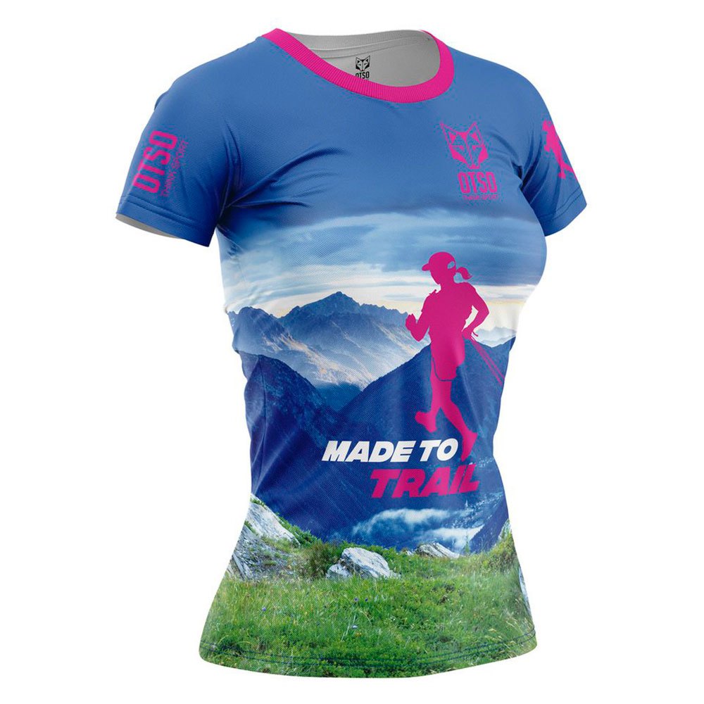 Otso Made To Trail Short Sleeve T-shirt Blau L Frau Otso Made To Trail Short Sleeve T-shirt Blau L Frau von Otso