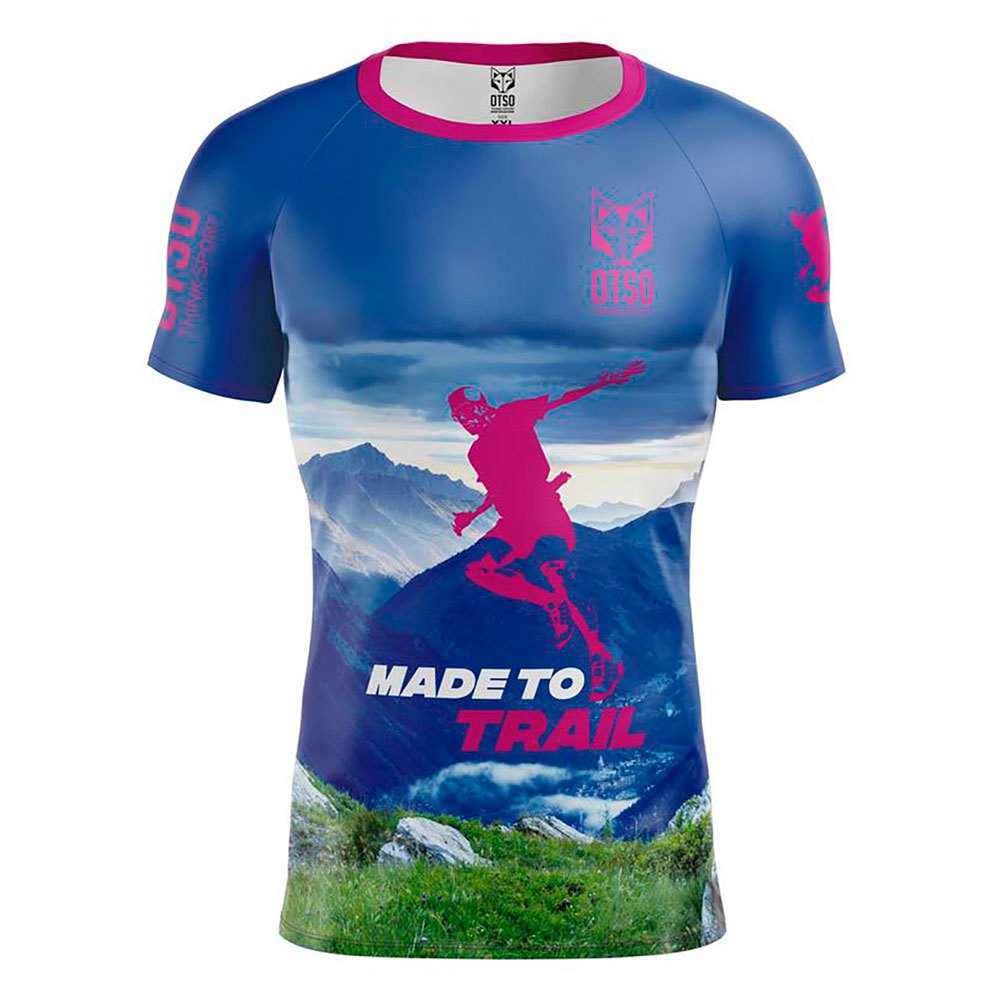 Otso Made To Trail Short Sleeve T-shirt Blau S Mann Otso Made To Trail Short Sleeve T-shirt Blau S Mann von Otso