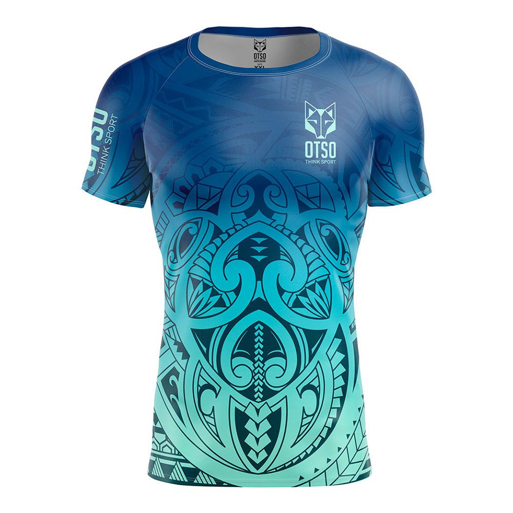 Otso Maori Tangaroa Short Sleeve T-shirt Blau S Mann Otso Maori Tangaroa Short Sleeve T-shirt Blau S Mann von Otso