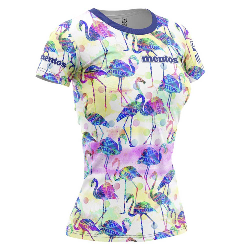 Otso Mentos Flamengos Short Sleeve T-shirt Weiß XS Frau von Otso