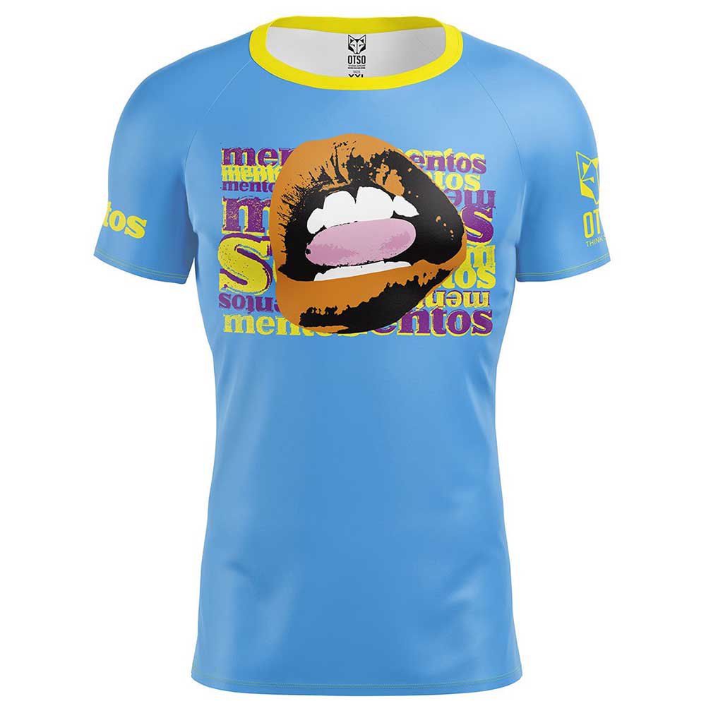 Otso Mentos Mouth Short Sleeve T-shirt Orange M Mann Otso Mentos Mouth Short Sleeve T-shirt Orange M Mann von Otso