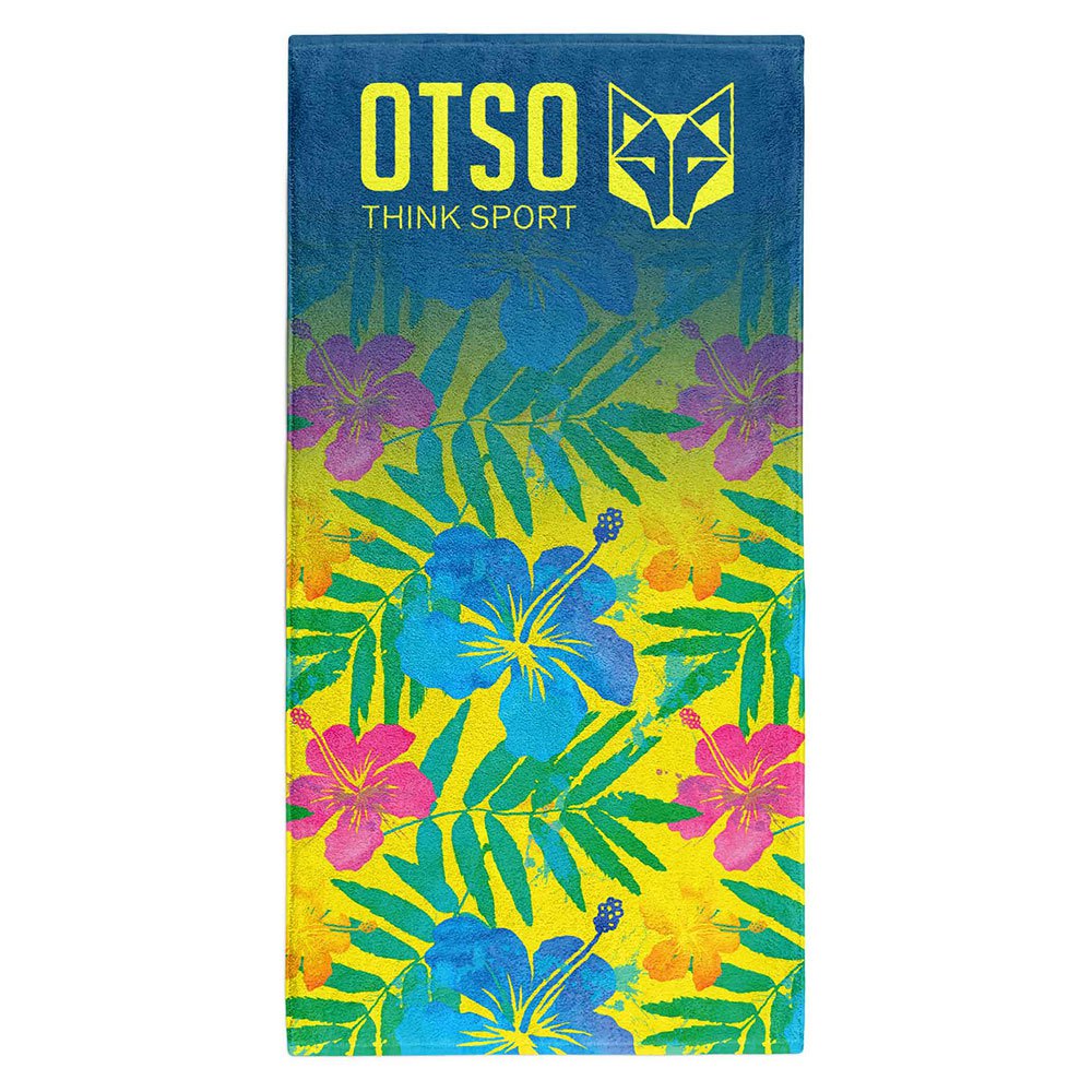 Otso Microbiber Floral Towel Blau Otso Microbiber Floral Towel Blau von Otso