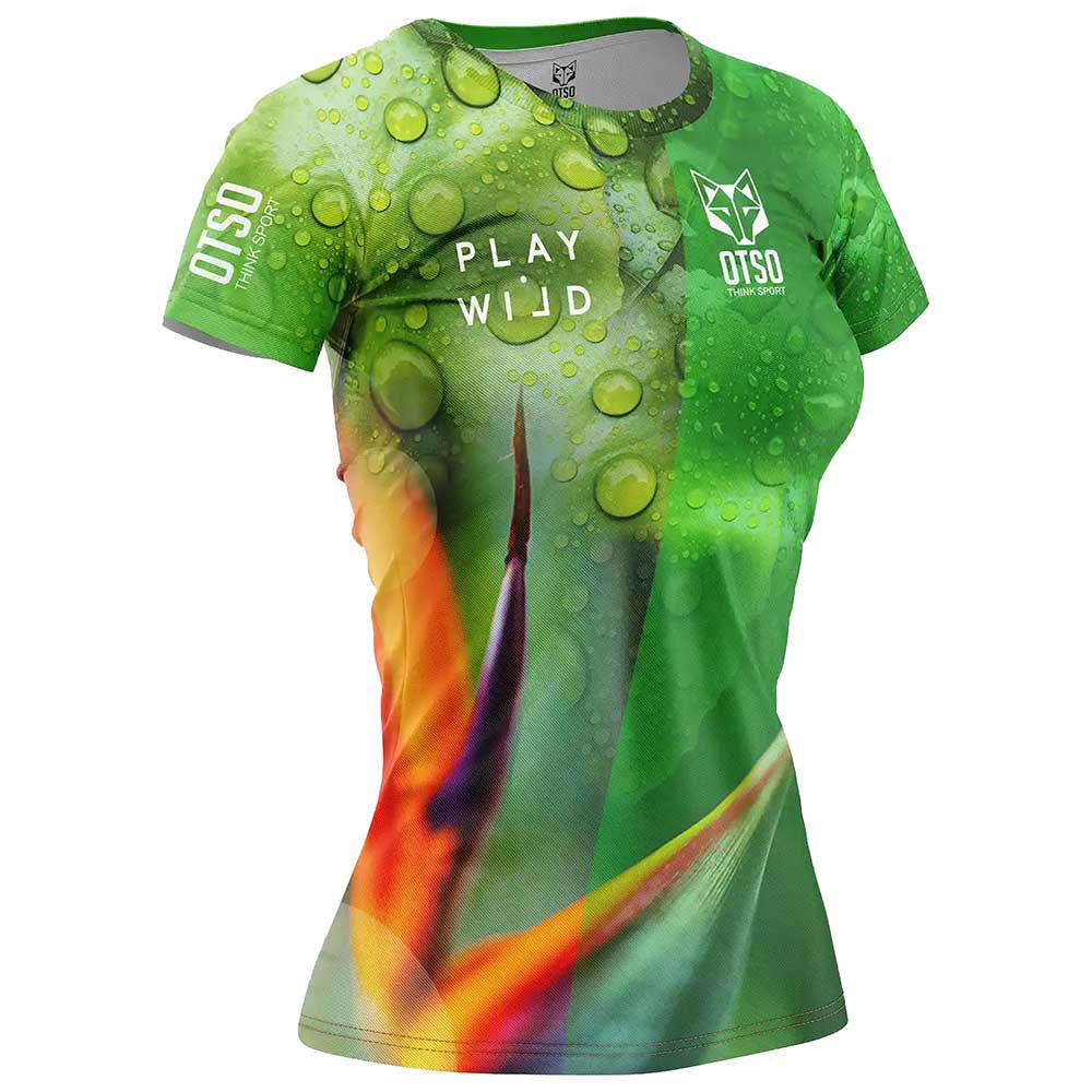 Otso Paradise Short Sleeve T-shirt Grün M Frau Otso Paradise Short Sleeve T-shirt Grün M Frau von Otso
