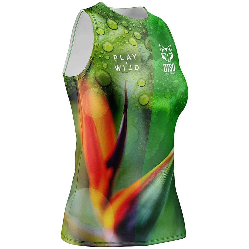 Otso Paradise Sleeveless T-shirt Grün L Frau von Otso