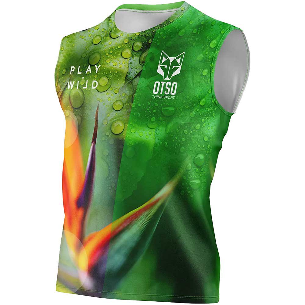 Otso Paradise Sleeveless T-shirt Grün M Mann Otso Paradise Sleeveless T-shirt Grün M Mann von Otso